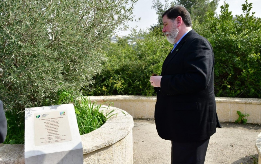 В Иерусалиме открыли мемориал жертвам теракта в Питтсбурге